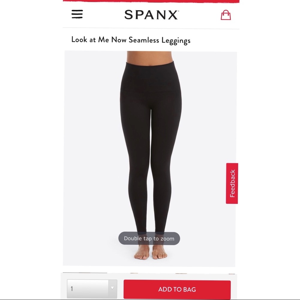 Spanx Look at Me Now Seamless Leggings